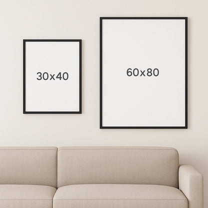 Größenvergleich Poster