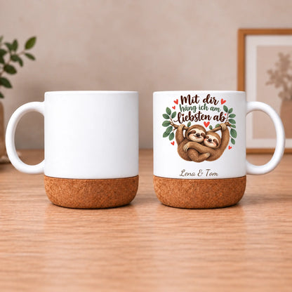 Personalisierte Tasse BEN – Mit dir häng ich am liebsten ab – Ansicht 2