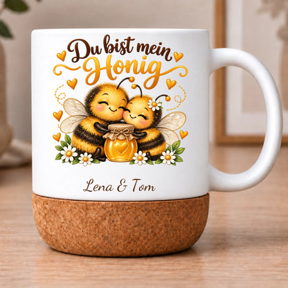 Personalisierte Tasse BEN – Du bist mein Honig – Ansicht 1