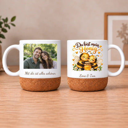 Personalisierte Tasse BEN – Du bist mein Honig – Ansicht 2