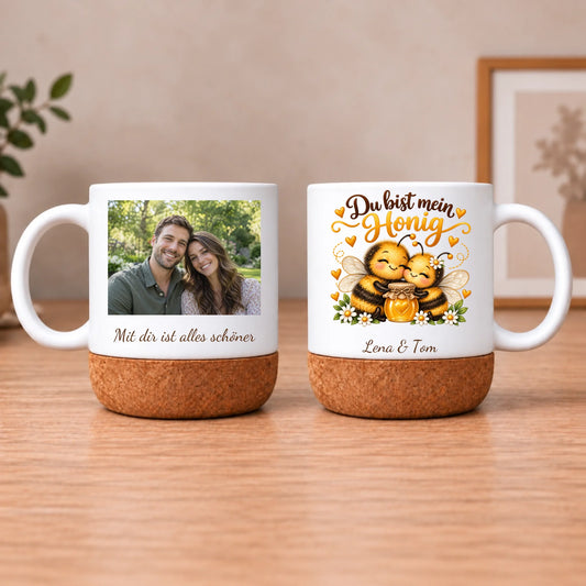 Personalisierte Tasse BEN – Du bist mein Honig – Ansicht 2