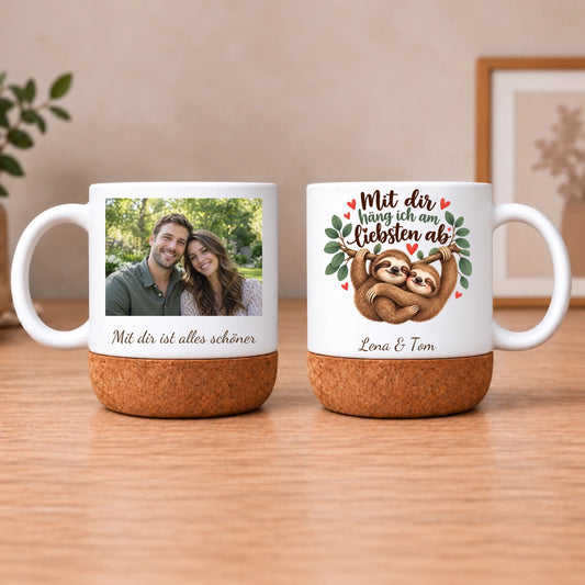 Personalisierte Tasse BEN – Mit dir häng ich am liebsten ab – Ansicht 2