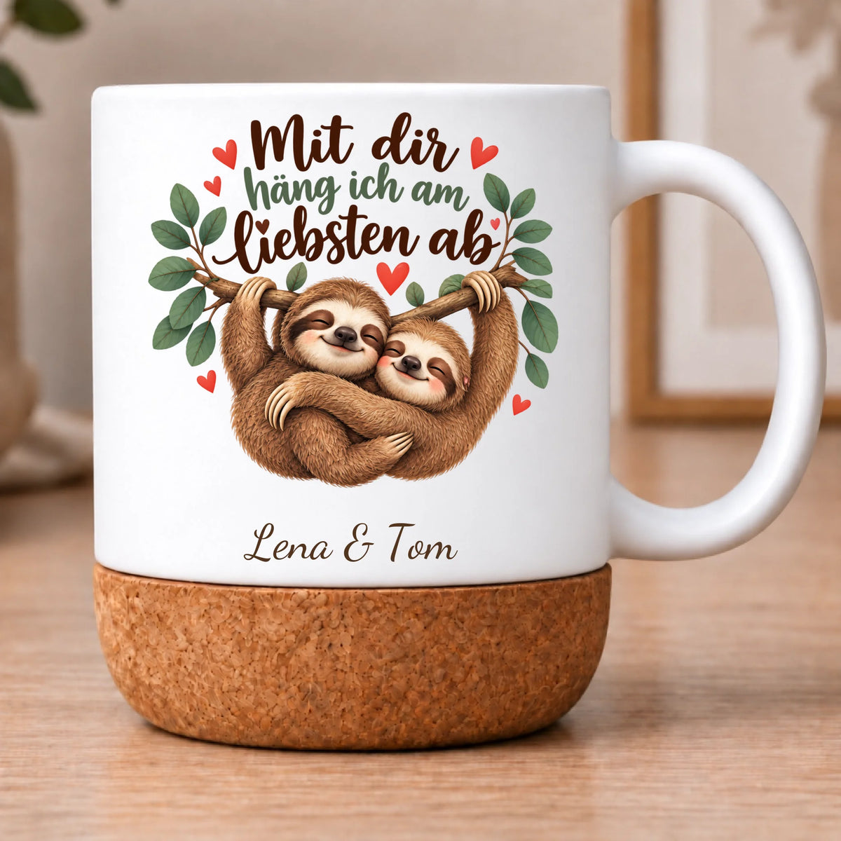 Personalisierte Tasse BEN – Mit dir häng ich am liebsten ab – Ansicht 1