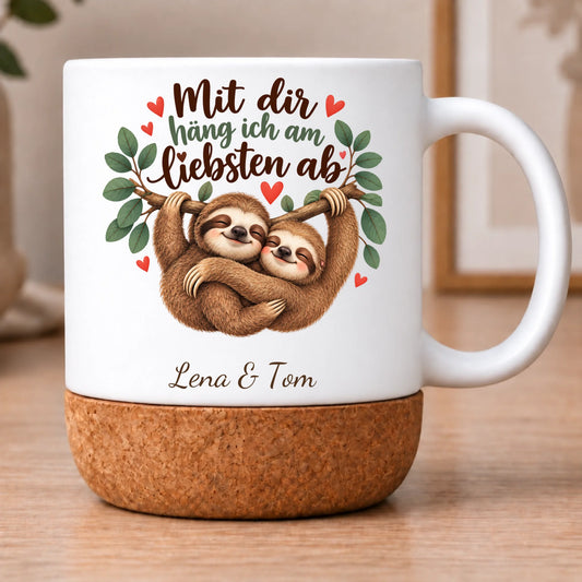 Personalisierte Tasse BEN – Mit dir häng ich am liebsten ab – Ansicht 1