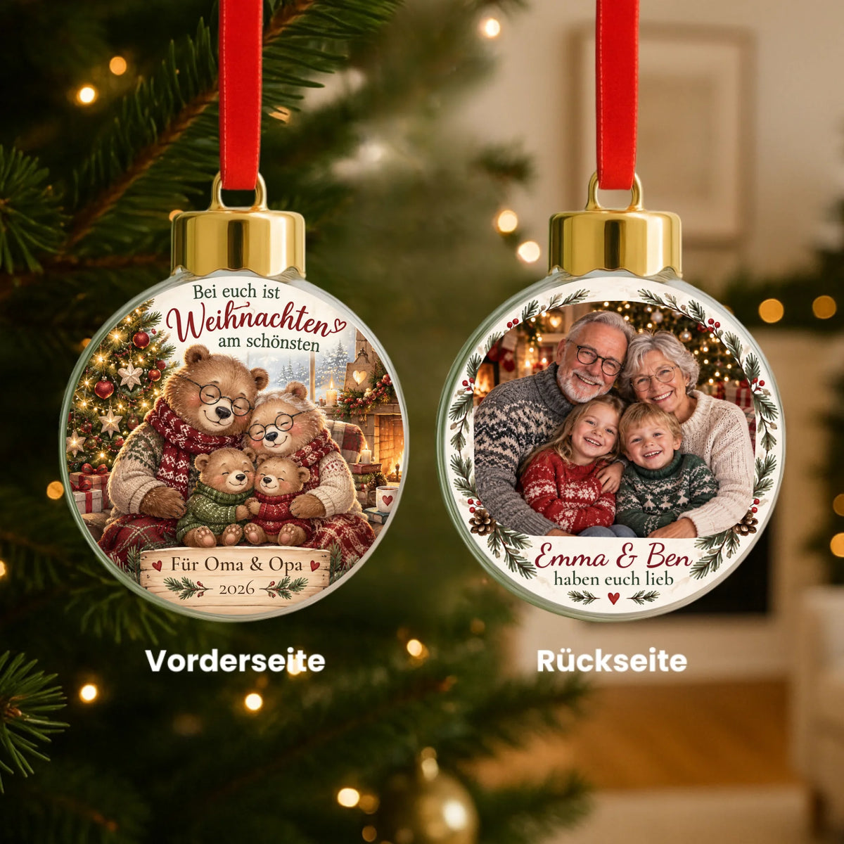Personalisierte Christbaumkugel (10)