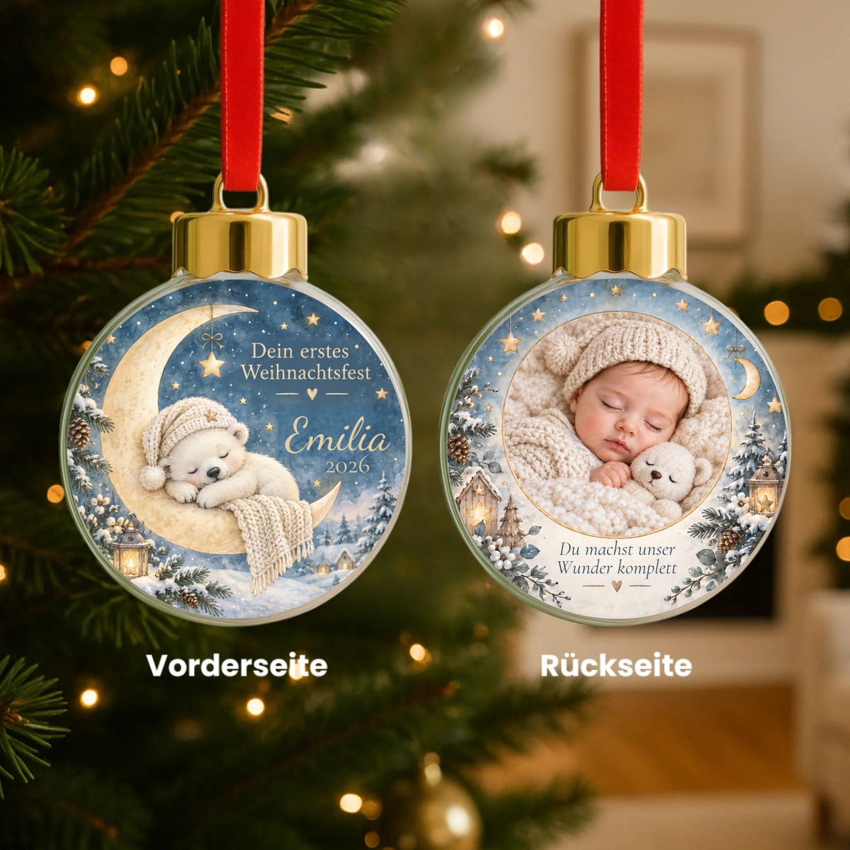 Personalisierte Christbaumkugel (10)