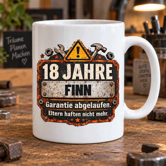 Garantie abgelaufen – Tasse LENA mit Wunschname