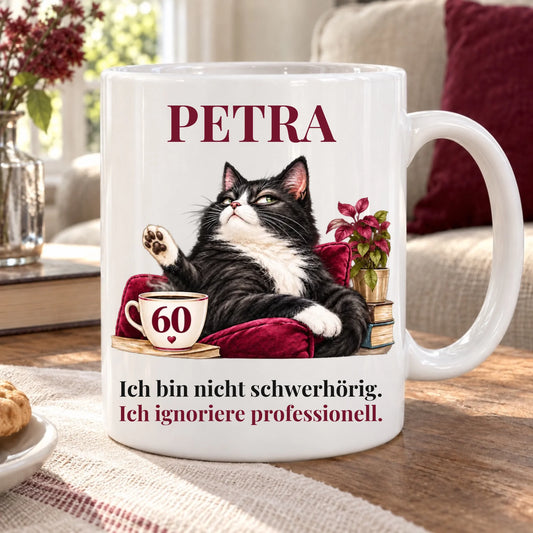 Professionell ignorieren – personalisierte Tasse zum 60. Geburtstag