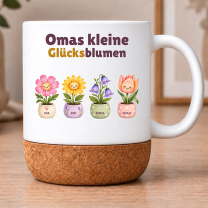 BEN_Omas kleine Glücksblumen – 1 bis 4 Enkel – Henkel rechts