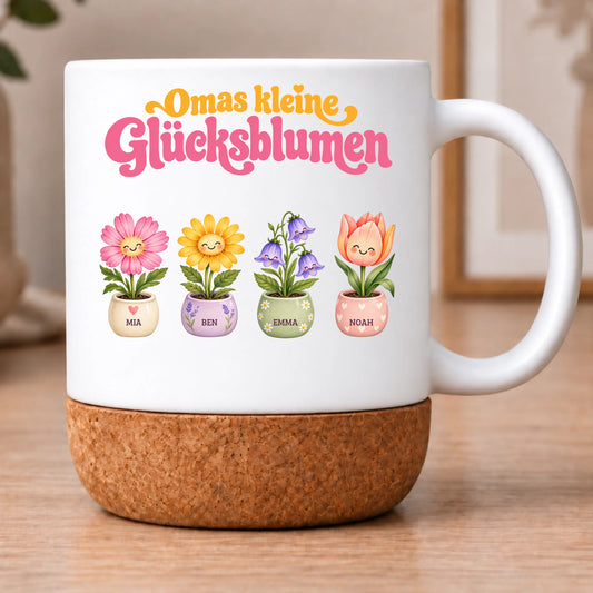 BEN_Omas kleine Glücksblumen – 1 bis 4 Enkel – Henkel rechts