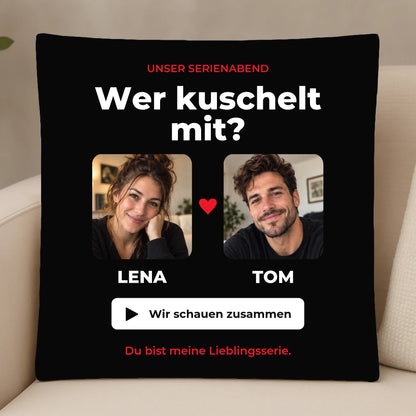 Wer kuschelt mit? – Fotokissen 40×40
