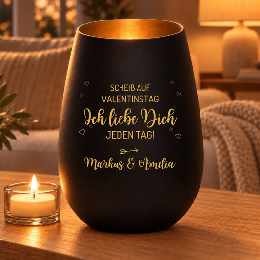 Ich liebe dich jeden Tag – Schwarz/Gold